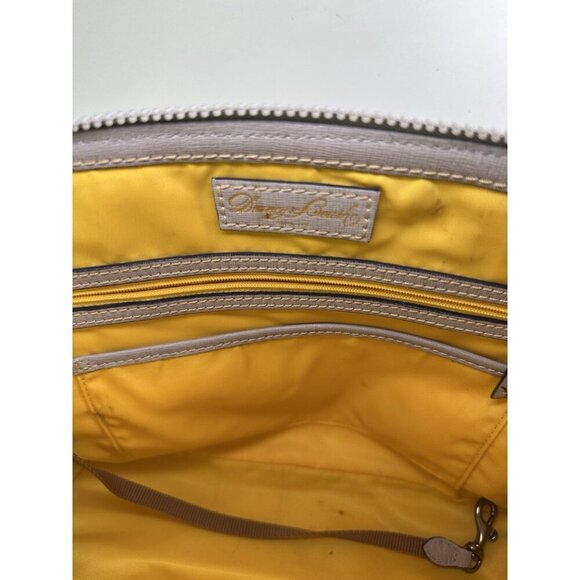 Dooney & Bourke Sanibel Gray Lattice Design Satchel Bag - Picture 8 of 12